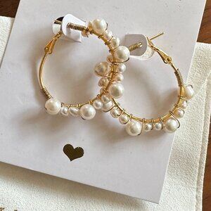 Untamed Petals Marin Hoop Earring